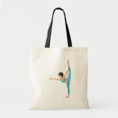 Dancer Stretching Dance-Canvas tas (Voorkant)