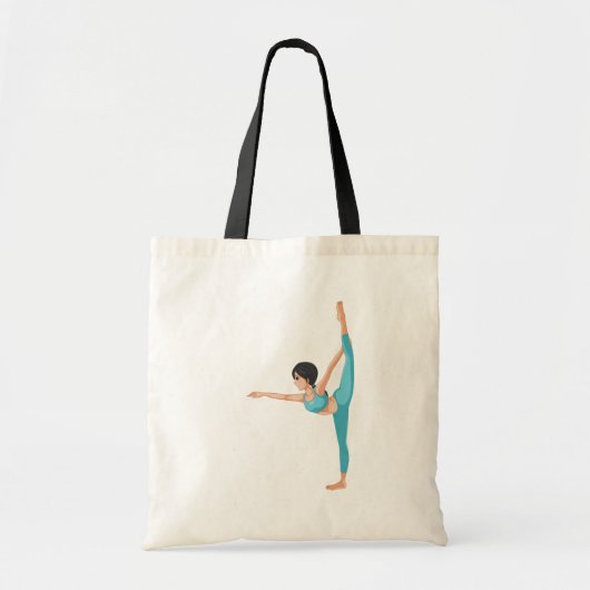 Dancer Stretching Dance-Canvas tas (Voorkant)