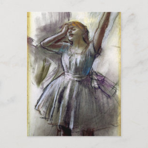 Dancer Stretching door Degas Briefkaart