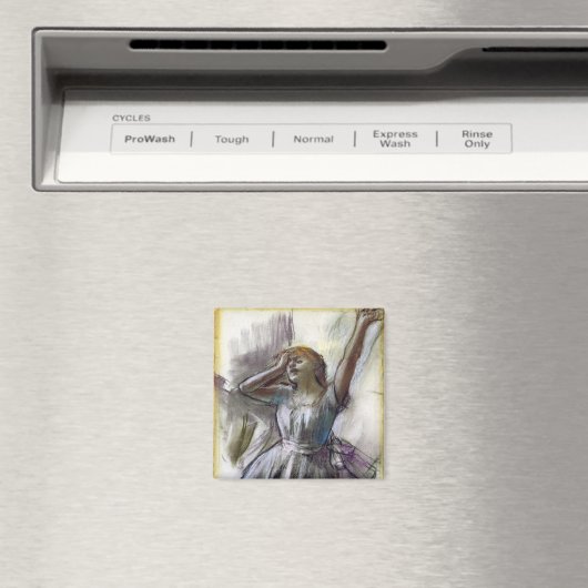 Dancer Stretching door Degas Magneet (Insitu (Vaatwasser))