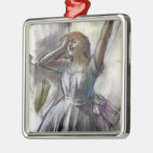 Dancer Stretching door Degas Metalen Ornament (Links)