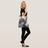 Dancer Stretching door Degas Tote Bag (Op model)