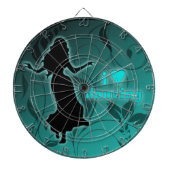 Dancer *Tonia* Dartbord (Voorkant)