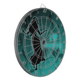 Dancer *Tonia* Dartbord (Voorkant Links)