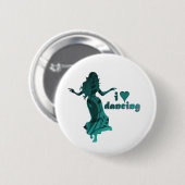 Dancer *Tonia* Ronde Button 5,7 Cm (Voorkant /achterkant)