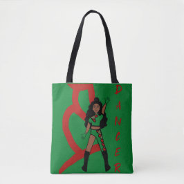 Dancer Twee Kleur Tas Rood & Groen