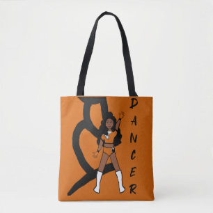 Dancer Twee Kleur Tas Sinaasappel & Wit