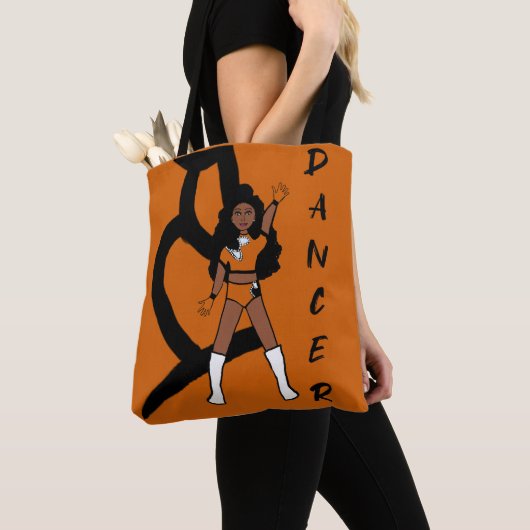 Dancer Twee Kleur Tas Sinaasappel & Wit