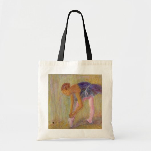 Dancer Tying her Ballet Shoes, Bag Tote Bag (Voorkant)
