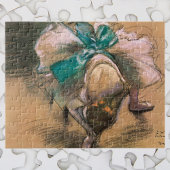 Dancer Tying Her Ribbons by Edgar Degas Legpuzzel