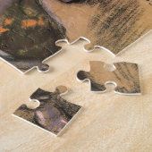 Dancer Tying Her Ribbons by Edgar Degas Legpuzzel (Zijkant)