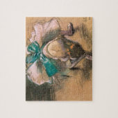 Dancer Tying Her Ribbons by Edgar Degas Legpuzzel (Verticaal)