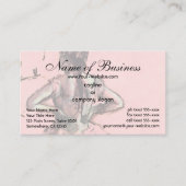 Dancer Van achteren bekeken door Edgar Degas Visitekaartje (Voorkant)