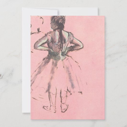Dancer van achteren door Edgar Degas  Ballet (Voorkant)