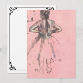 Dancer van achteren door Edgar Degas  Ballet (Voorkant / Achterkant)