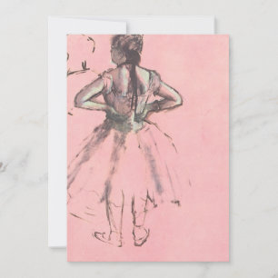 Dancer van achteren door Edgar Degas  Ballet