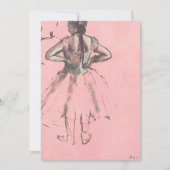 Dancer van achteren door Edgar Degas Ballet (Voorkant)