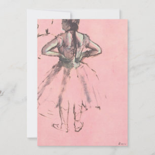 Dancer van achteren door Edgar Degas Ballet