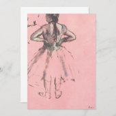 Dancer van achteren door Edgar Degas Ballet (Voorkant / Achterkant)