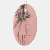 Dancer van achteren door Edgar Degas  Ballet Keramisch Ornament (Rechts)