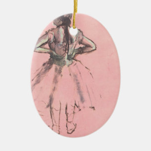 Dancer van achteren door Edgar Degas  Ballet Keramisch Ornament