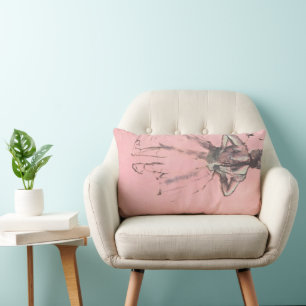 Dancer van achteren door Edgar Degas  Ballet Kussen