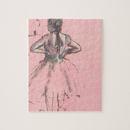 Dancer van achteren door Edgar Degas  Ballet Legpuzzel (Verticaal)