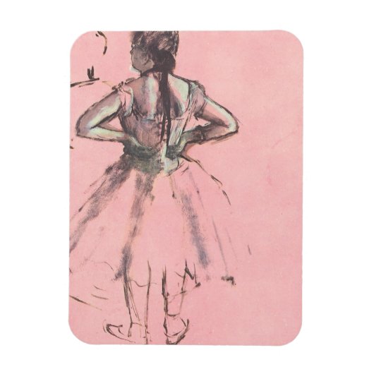 Dancer van achteren door Edgar Degas  Ballet Magneet (Verticaal)
