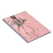 Dancer van achteren door Edgar Degas  Ballet Notitieboek (Rechterzijde)