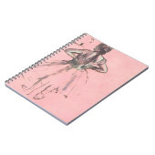 Dancer van achteren door Edgar Degas  Ballet Notitieboek (Linkerzijde)