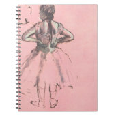 Dancer van achteren door Edgar Degas  Ballet Notitieboek (Voorkant)