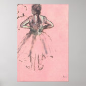 Dancer van achteren door Edgar Degas Ballet Poster (Voorkant)