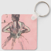 Dancer van achteren door Edgar Degas Ballet Sleutelhanger (Achterkant)