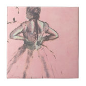 Dancer van achteren door Edgar Degas  Ballet Tegeltje (Voorkant)