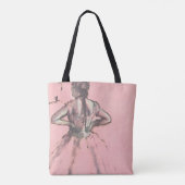 Dancer van achteren door Edgar Degas  Ballet Tote Bag (Achterkant)
