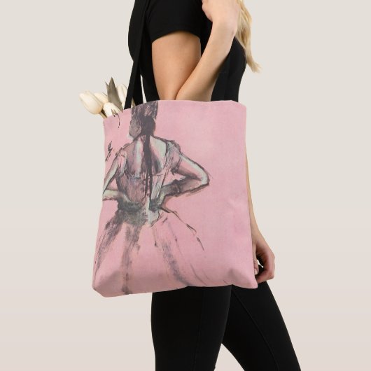 Dancer van achteren door Edgar Degas  Ballet Tote Bag (Dichtbij)