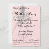 Dancer van achteren door Edgar Degas Birthday Part Kaart (Achterkant)