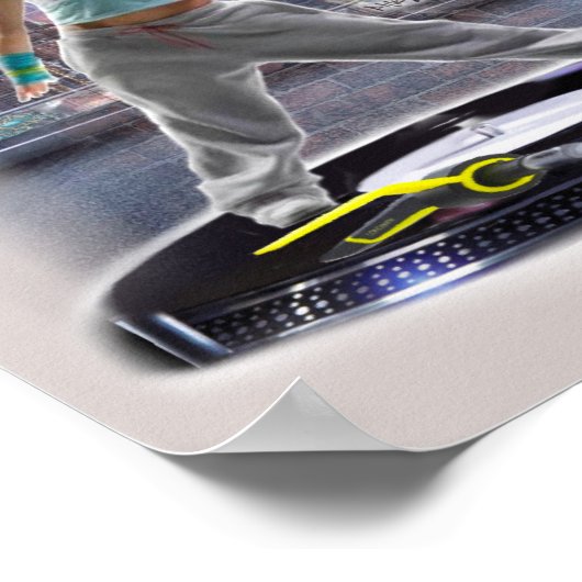 Dancer van de hiphop poster (Hoek)