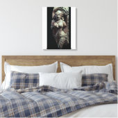 Dancer, van de Sun Temple van Kanara, Indiaan, 13t Canvas Afdruk (Insitu (Slaapkamer))