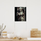 Dancer, van de Sun Temple van Kanara, Indiaan, 13t Poster (Keuken)