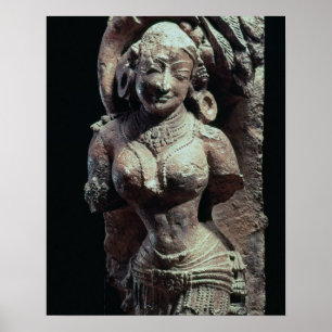 Dancer, van de Sun Temple van Kanara, Indiaan, 13t Poster