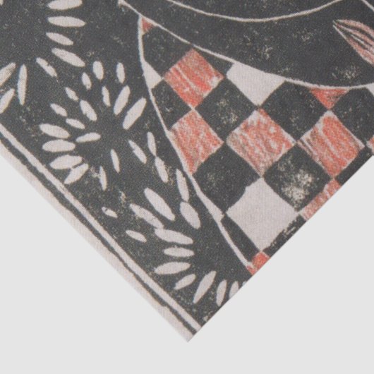 Dancer van Koloman Moser Tissuepapier (Detail)