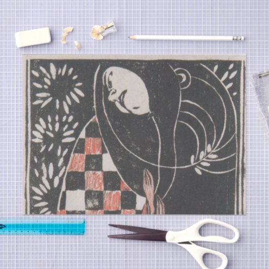 Dancer van Koloman Moser Tissuepapier (Craft)