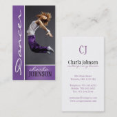 DANCER-VISITEKAARTJE VISITEKAARTJE (Voorkant / Achterkant)