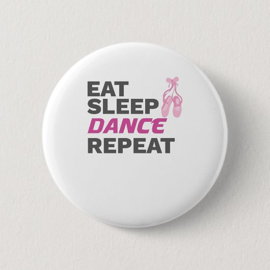 Dancer voor danserend leraar die de slaapstand her ronde button 5,7 cm (Voorkant)