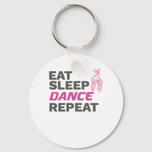 Dancer voor danserend leraar die de slaapstand her sleutelhanger (Voorkant)