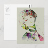 Dancer-waterverf Briefkaart (Voorkant / Achterkant)