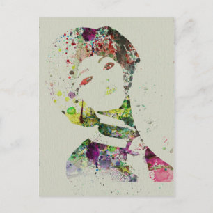 Dancer-waterverf Briefkaart