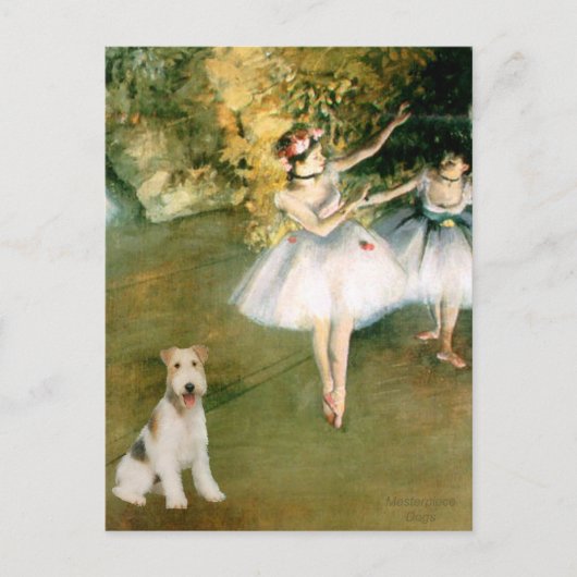 Dancer - Wire Fox Terrier #1 Briefkaart (Voorkant)