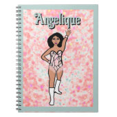 Dancer wit iriserend Notitieboek #2 (Voorkant)